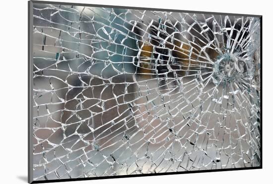 Cracked Glass-alexkar08-Mounted Photographic Print