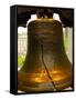 Cracked Liberty Bell, Philadelphia, Pennsylvania, USA-Ellen Clark-Framed Stretched Canvas