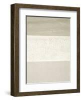 Cracked Parchment I-Vanna Lam-Framed Art Print