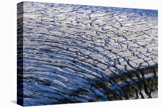 Cracked Surface of Glacier-Paul Souders-Stretched Canvas