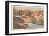 Cracker Lake, Glacier National Park-null-Framed Premium Giclee Print