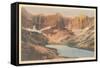 Cracker Lake, Glacier National Park-null-Framed Stretched Canvas