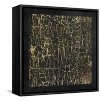 Crackle 1-Denise Brown-Framed Stretched Canvas