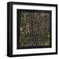 Crackle 1-Denise Brown-Framed Art Print