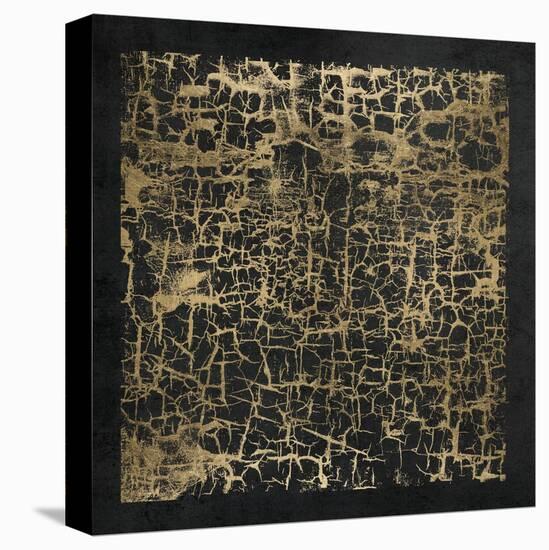 Crackle 2-Denise Brown-Stretched Canvas