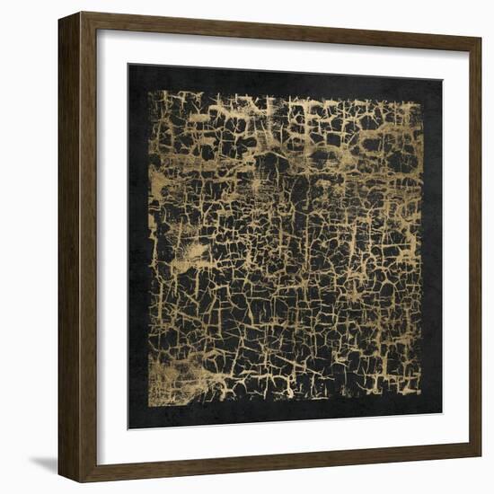 Crackle 2-Denise Brown-Framed Art Print