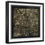 Crackle 2-Denise Brown-Framed Art Print