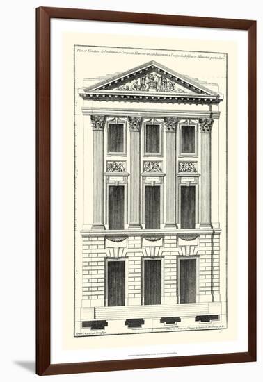 Crackle B&W Architectural Facade I-Jean Deneufforge-Framed Art Print