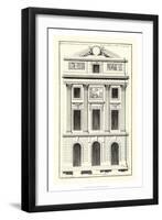 Crackle B&W Architectural Facade II-Jean Deneufforge-Framed Art Print