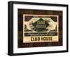 Crackled Cigar Label I-null-Framed Art Print