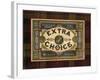 Crackled Cigar Label II-null-Framed Art Print