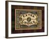 Crackled Cigar Label II-null-Framed Art Print