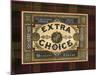 Crackled Cigar Label II-null-Mounted Art Print