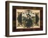 Crackled Cigar Label III-null-Framed Art Print