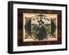 Crackled Cigar Label III-null-Framed Art Print