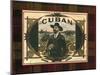 Crackled Cigar Label III-null-Mounted Art Print