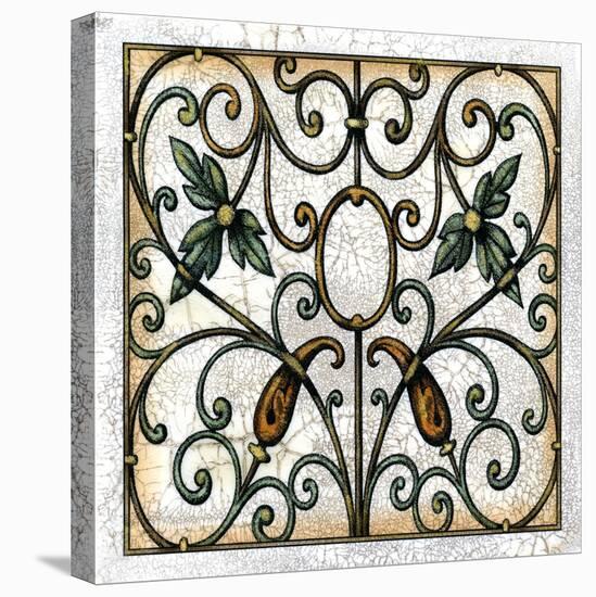 Crackled Decorative Gates II-Vision Studio-Stretched Canvas