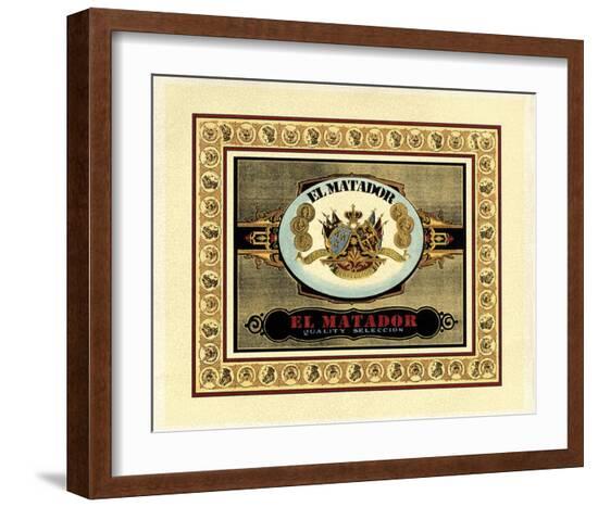 Crackled El Matador Cigars--Framed Giclee Print