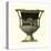 Crackled Large Giardini Urn I-Giovanni Giardini-Stretched Canvas