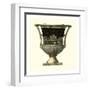 Crackled Large Giardini Urn I-Giovanni Giardini-Framed Art Print