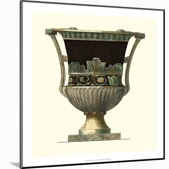 Crackled Large Giardini Urn I-Giovanni Giardini-Mounted Art Print