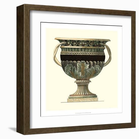 Crackled Large Giardini Urn II-Giovanni Giardini-Framed Art Print