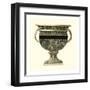 Crackled Large Giardini Urn II-Giovanni Giardini-Framed Art Print