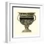 Crackled Large Giardini Urn II-Giovanni Giardini-Framed Art Print