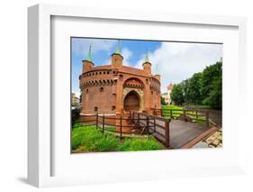 Cracow Barbican - Medieval Fortifcation at City Walls, Poland-Patryk Kosmider-Framed Photographic Print