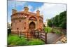 Cracow Barbican - Medieval Fortifcation at City Walls, Poland-Patryk Kosmider-Mounted Photographic Print