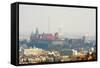 Cracow Panorama with Wawel Castle-dziewul-Framed Stretched Canvas