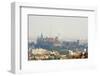 Cracow Panorama with Wawel Castle-dziewul-Framed Photographic Print