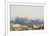 Cracow Panorama with Wawel Castle-dziewul-Framed Photographic Print