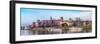 Cracow Skyline with Aerial View of Historic Royal Wawel Castle and City Center-bloodua-Framed Photographic Print