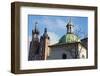 Cracow - the Church of St. Adalbert and Mariacki Church-wjarek-Framed Photographic Print