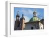 Cracow - the Church of St. Adalbert and Mariacki Church-wjarek-Framed Photographic Print