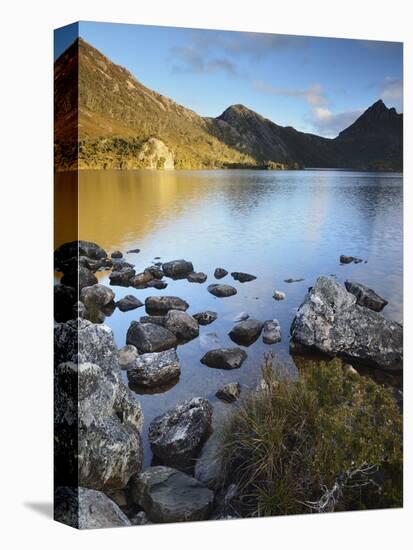 Cradle Mountain and Dove Lake, Cradle Mountain-Lake St. Clair National Park, Tasmania, Australia-Jochen Schlenker-Stretched Canvas