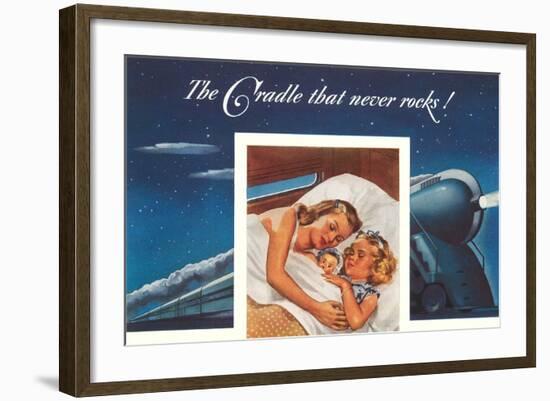 Cradle Never Rocks, Sleeper Car-null-Framed Art Print