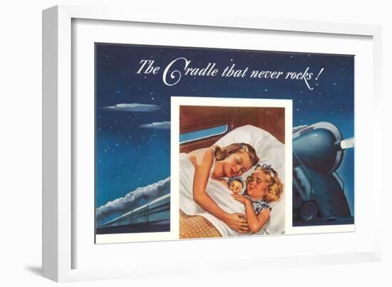 Cradle Never Rocks, Sleeper Car-null-Framed Art Print