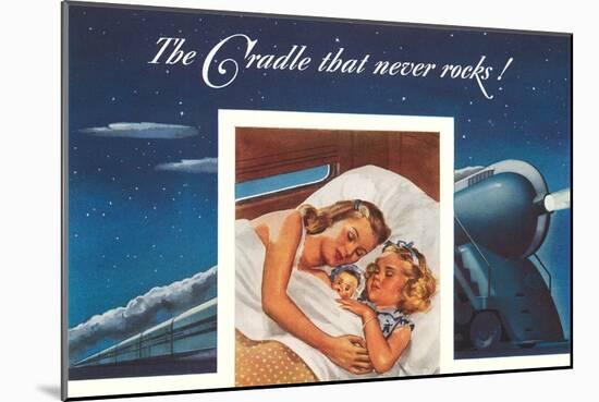 Cradle Never Rocks, Sleeper Car-null-Mounted Art Print