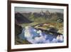 Cradle of the Confederation (Panorama of Lake Lucerne)-Charles Giron-Framed Art Print