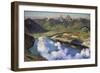 Cradle of the Confederation (Panorama of Lake Lucerne)-Charles Giron-Framed Art Print