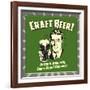 Craft Beer! Better Ingredients, Same Stupid Behavior!-Retrospoofs-Framed Premium Giclee Print