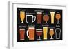 Craft Beer List-Michael Mullan-Framed Premium Giclee Print