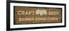 Craft Beer Sign I-Erin Clark-Framed Giclee Print