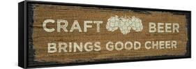 Craft Beer Sign I-Erin Clark-Framed Stretched Canvas