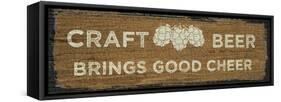 Craft Beer Sign I-Erin Clark-Framed Stretched Canvas