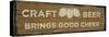 Craft Beer Sign I-Erin Clark-Stretched Canvas