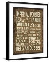 Craft Beer Sign II-Erin Clark-Framed Giclee Print