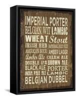 Craft Beer Sign II-Erin Clark-Framed Stretched Canvas